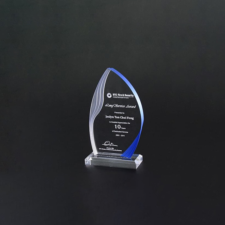 clear acrylic block