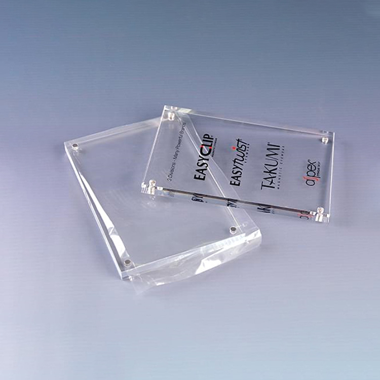 acrylic label