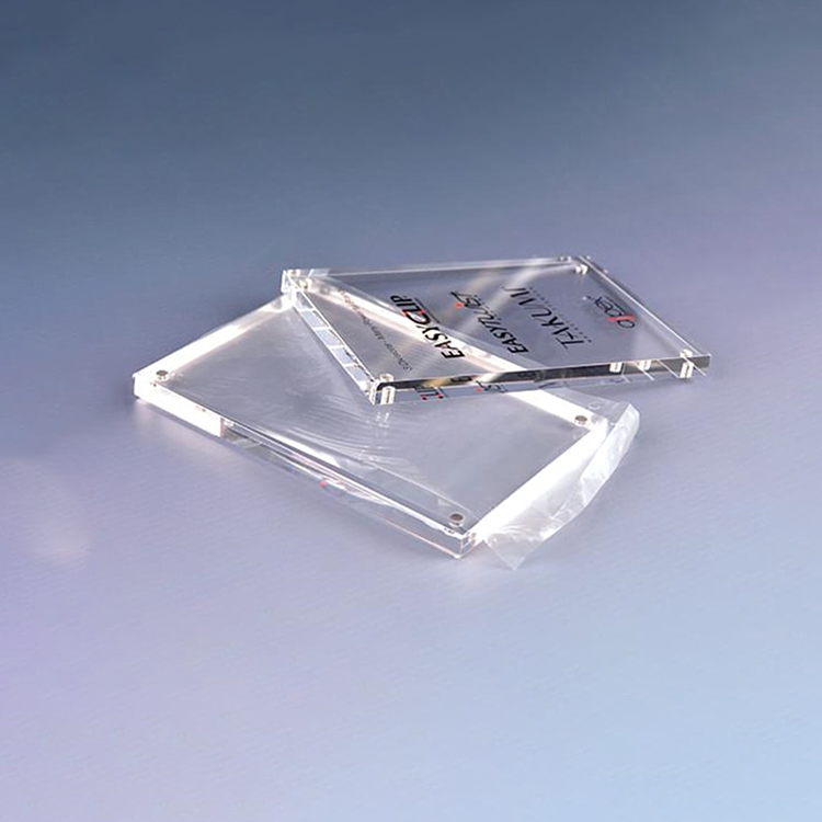acrylic label