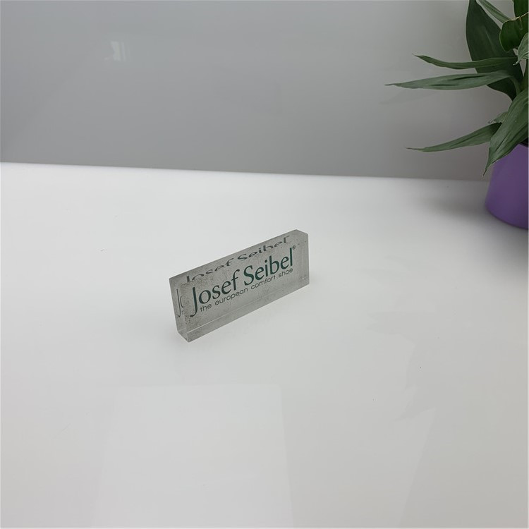 acrylic block stand
