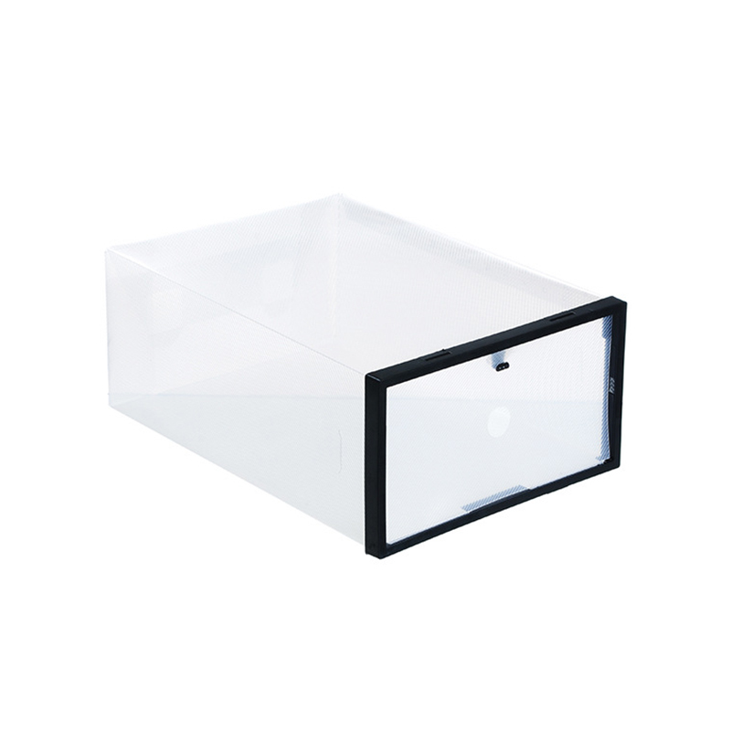 acrylic shoe box storage