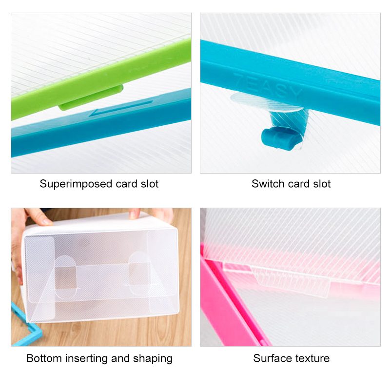 acrylic shoe box storage