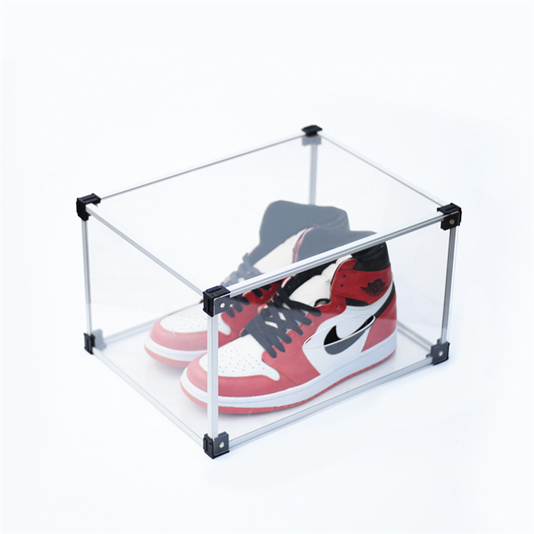 acrylic shoe box stackable