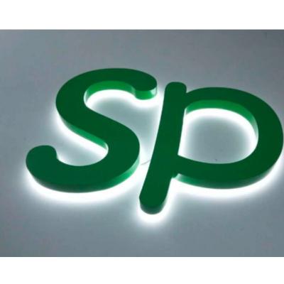 acrylic illuminated sign letters