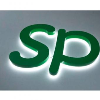 acrylic illuminated sign letters