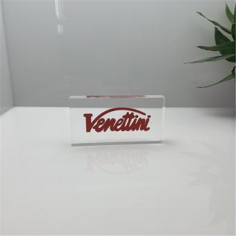 acrylic logo block