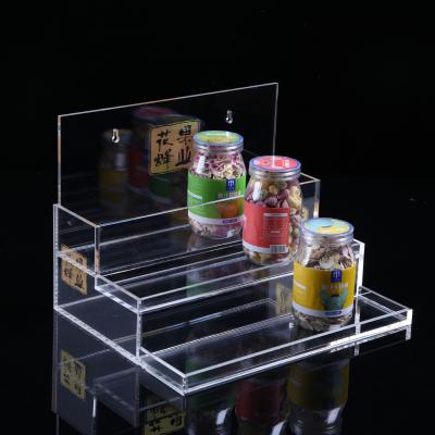 acrylic  three-layer ladder acrylic display stand