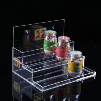 acrylic  three-layer ladder acrylic display stand