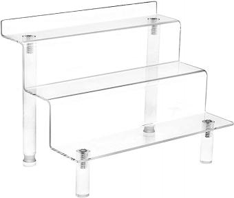 acrylic  three-layer ladder acrylic display stand