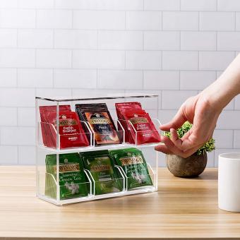 acrylic tea bag organizer