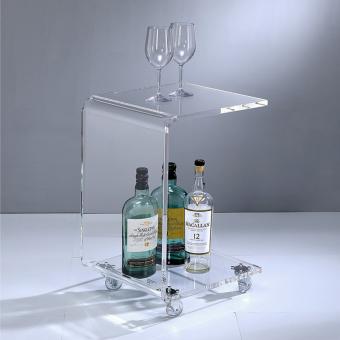 acrylic trolley cart