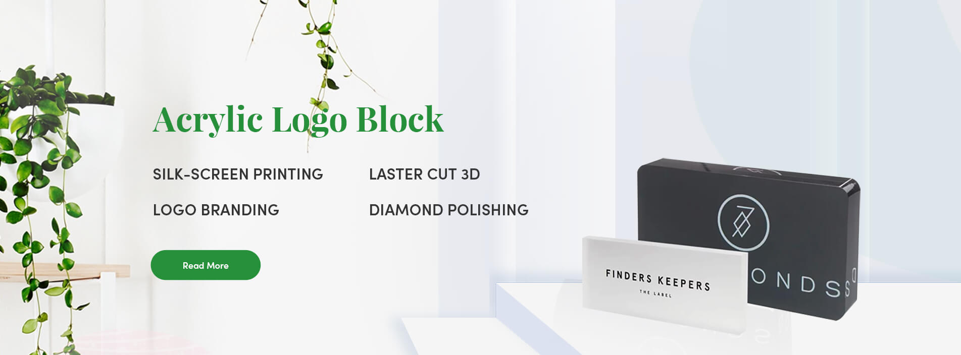 Acrylic Logo Block